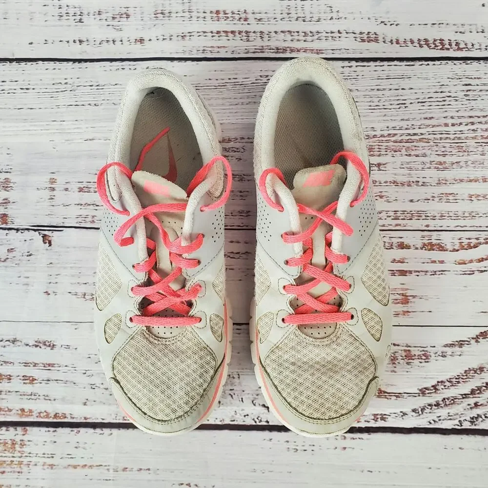 Nike Flex Gray Pink Running Shoes 512108-004 Women's Athletic Sneakers Size 7.5